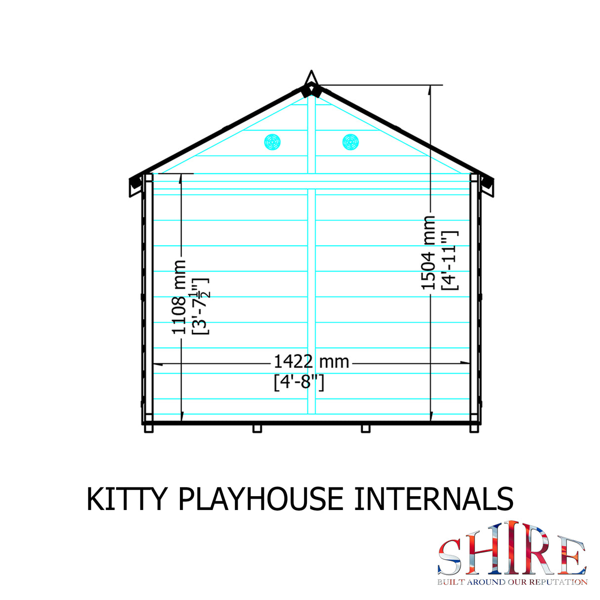 Shire 5x4 Kitty Playhouse