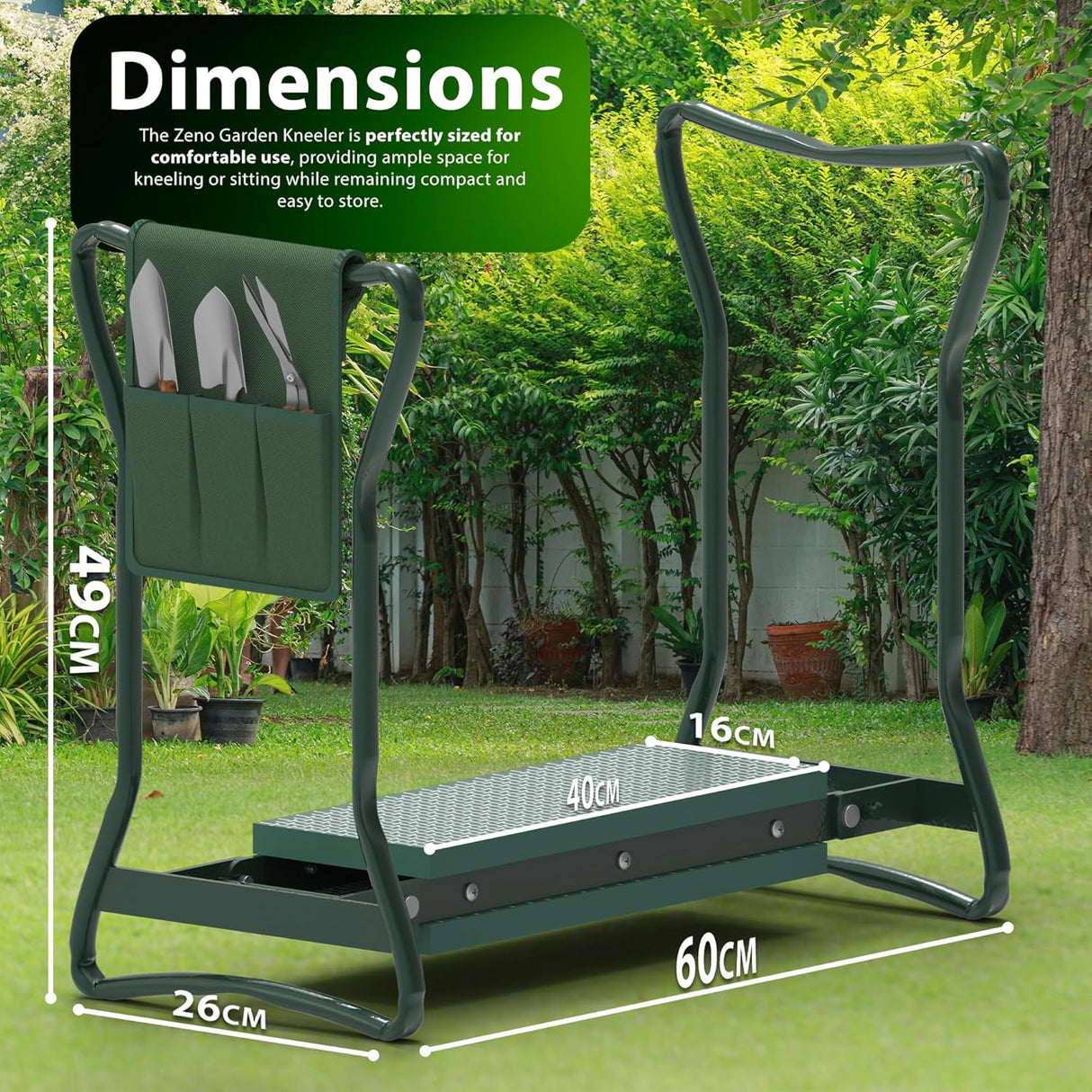 Kneeler Seat with Handles