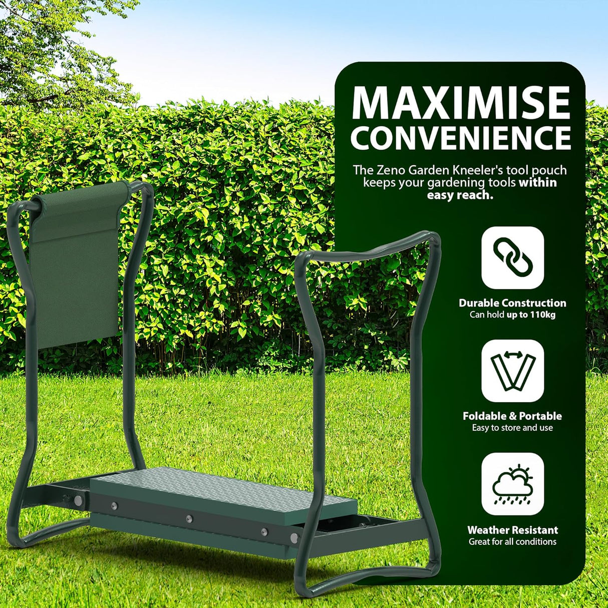 Kneeler Seat with Handles