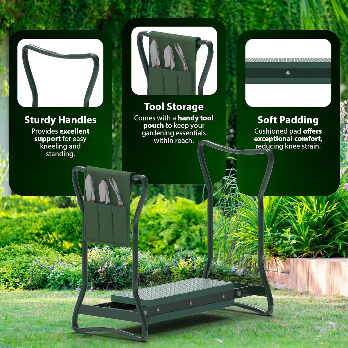 Kneeler Seat with Handles