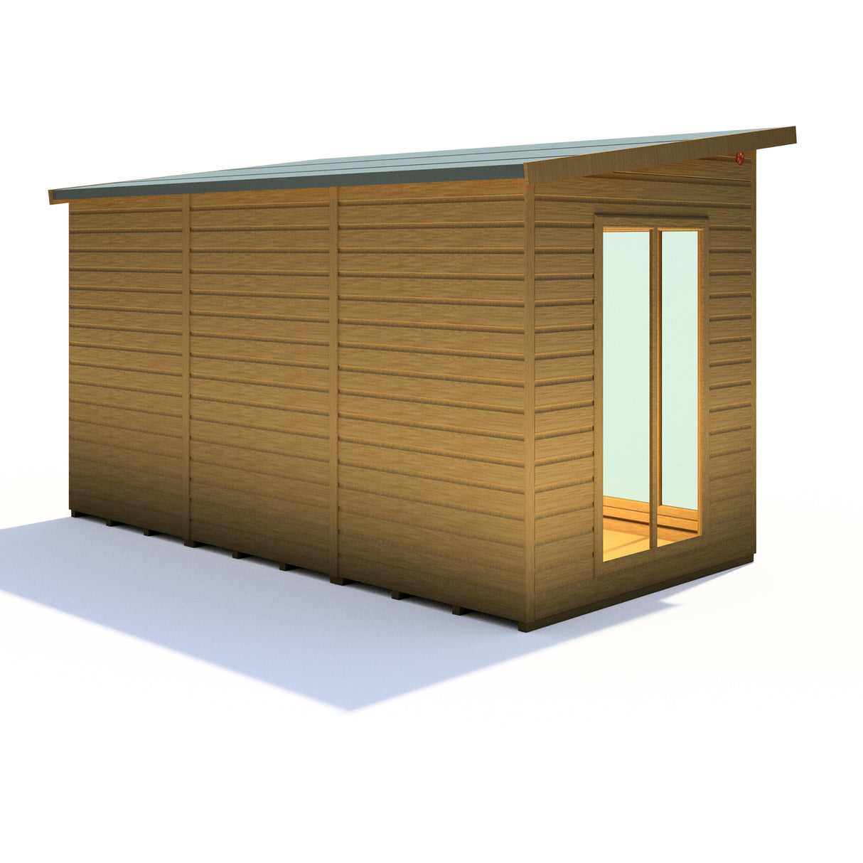 Shire Lela 12x6 Summerhouse with Storage Shed
