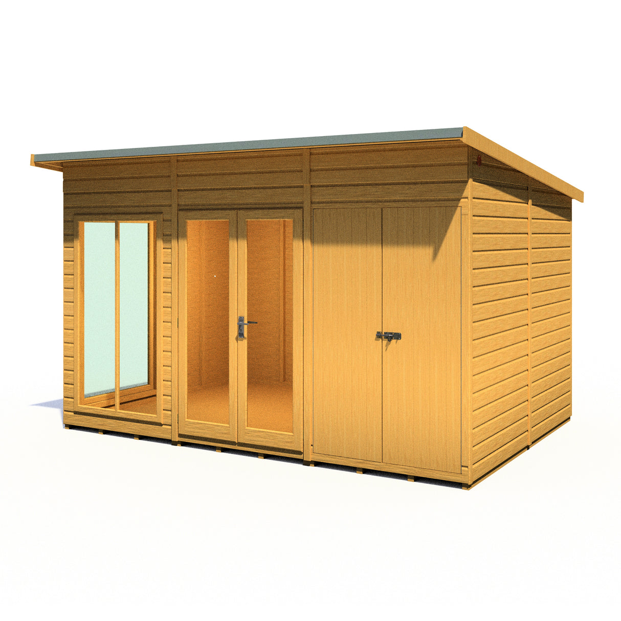 Shire Lela 12x8 Summerhouse with Storage Shed