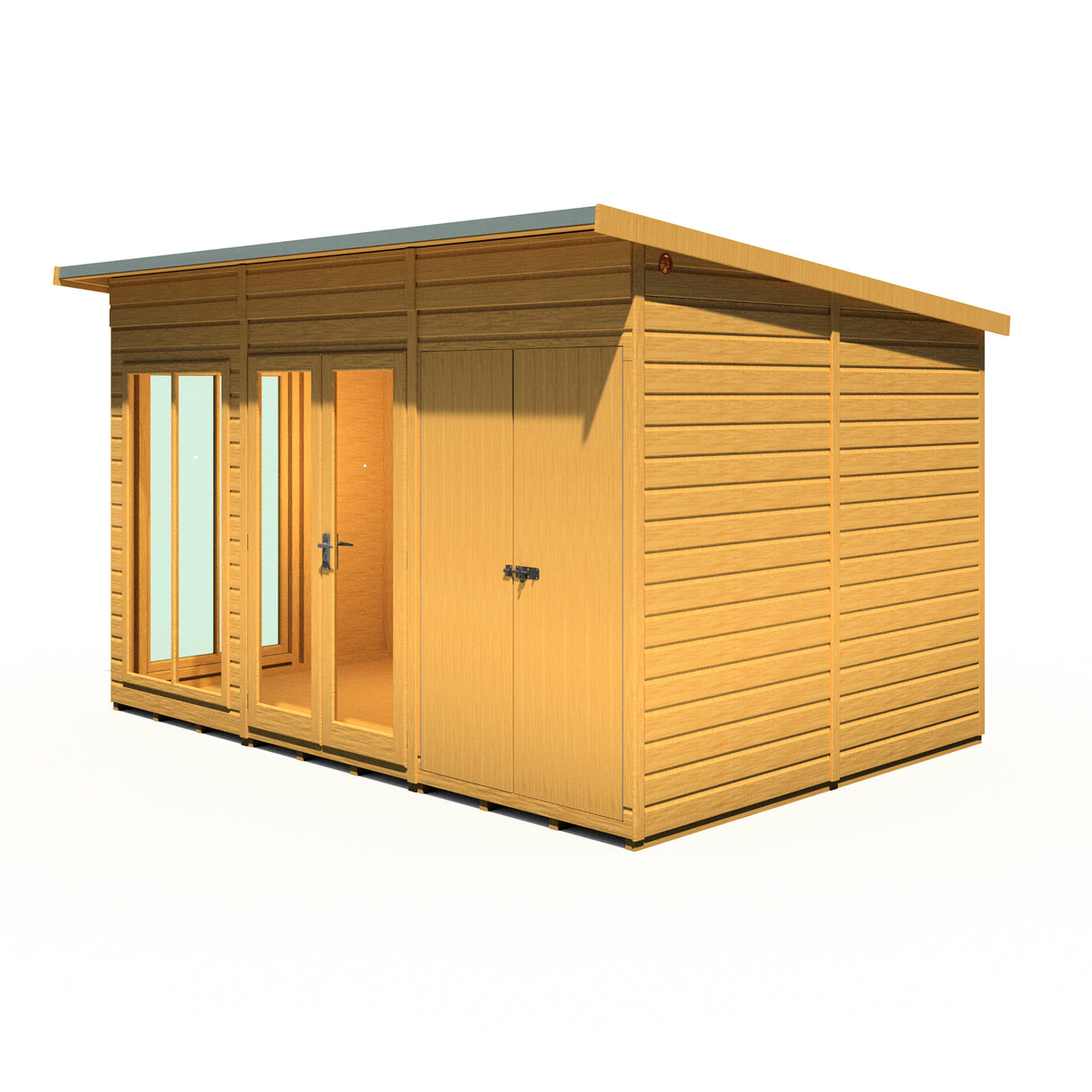 Shire Lela 12x8 Summerhouse with Storage Shed