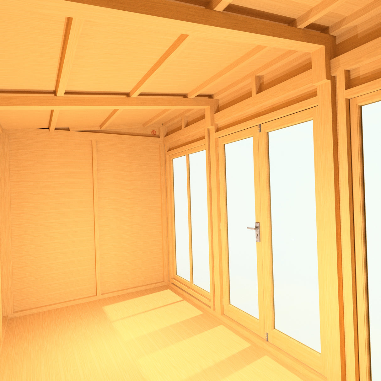 Shire Lela 16x6 Summerhouse with Storage Shed