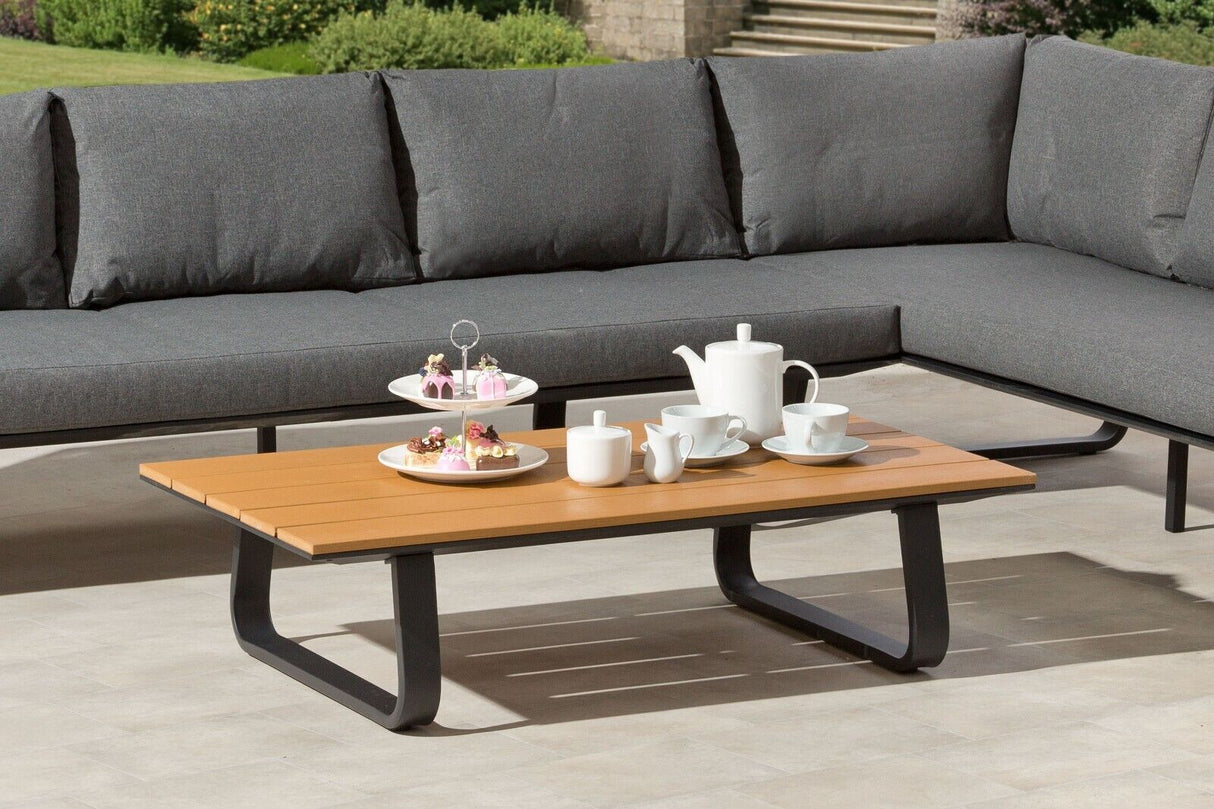 Cargo Aluminium L Shape Garden Furniture Lounge Set