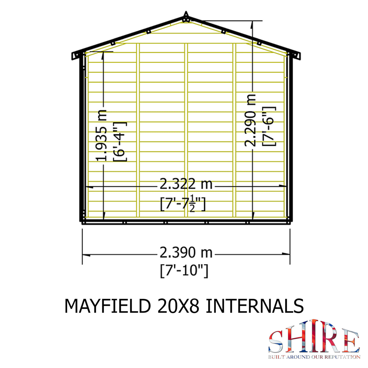 Shire Mayfield 20x8 Summerhouse