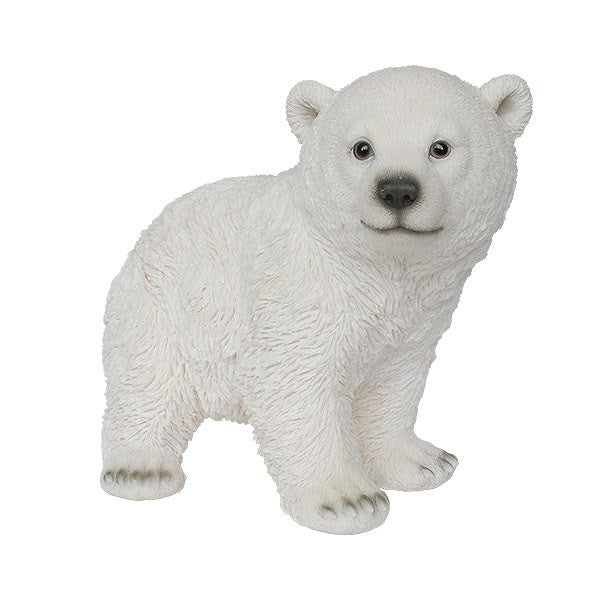 Standing Baby Polar Bear Christmas Decoration