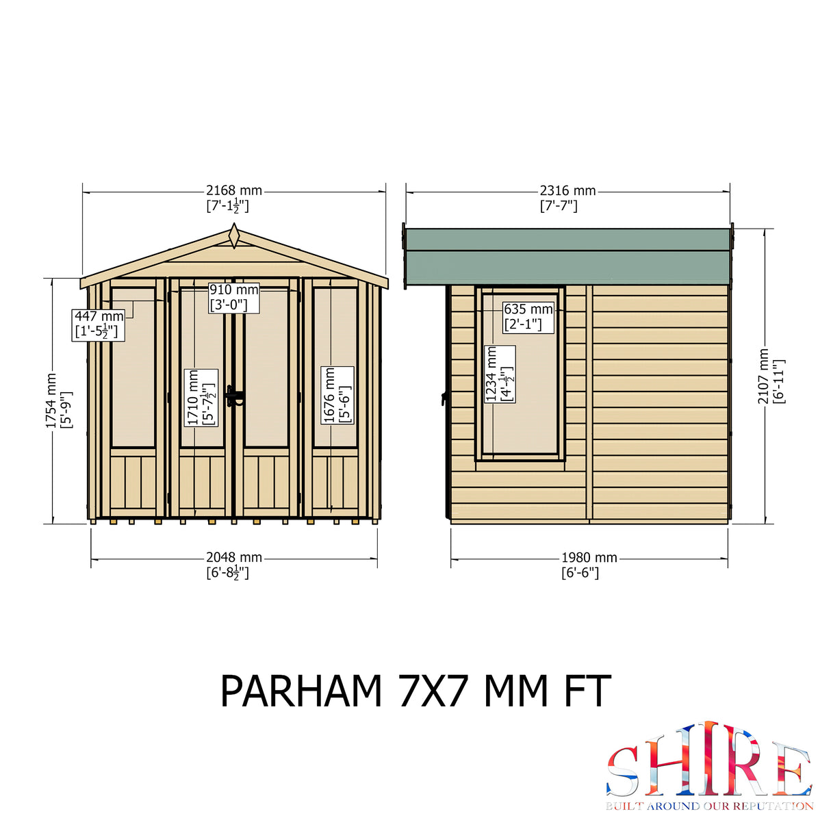 Shire Parham 7x7 Summer House