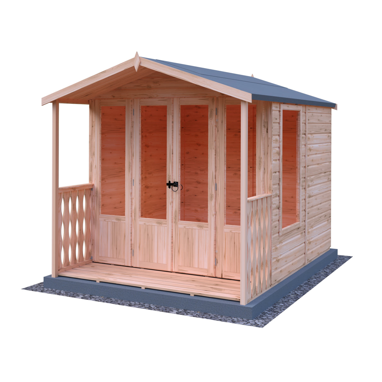 Shire Parham 7x7 Summerhouse with Verandah