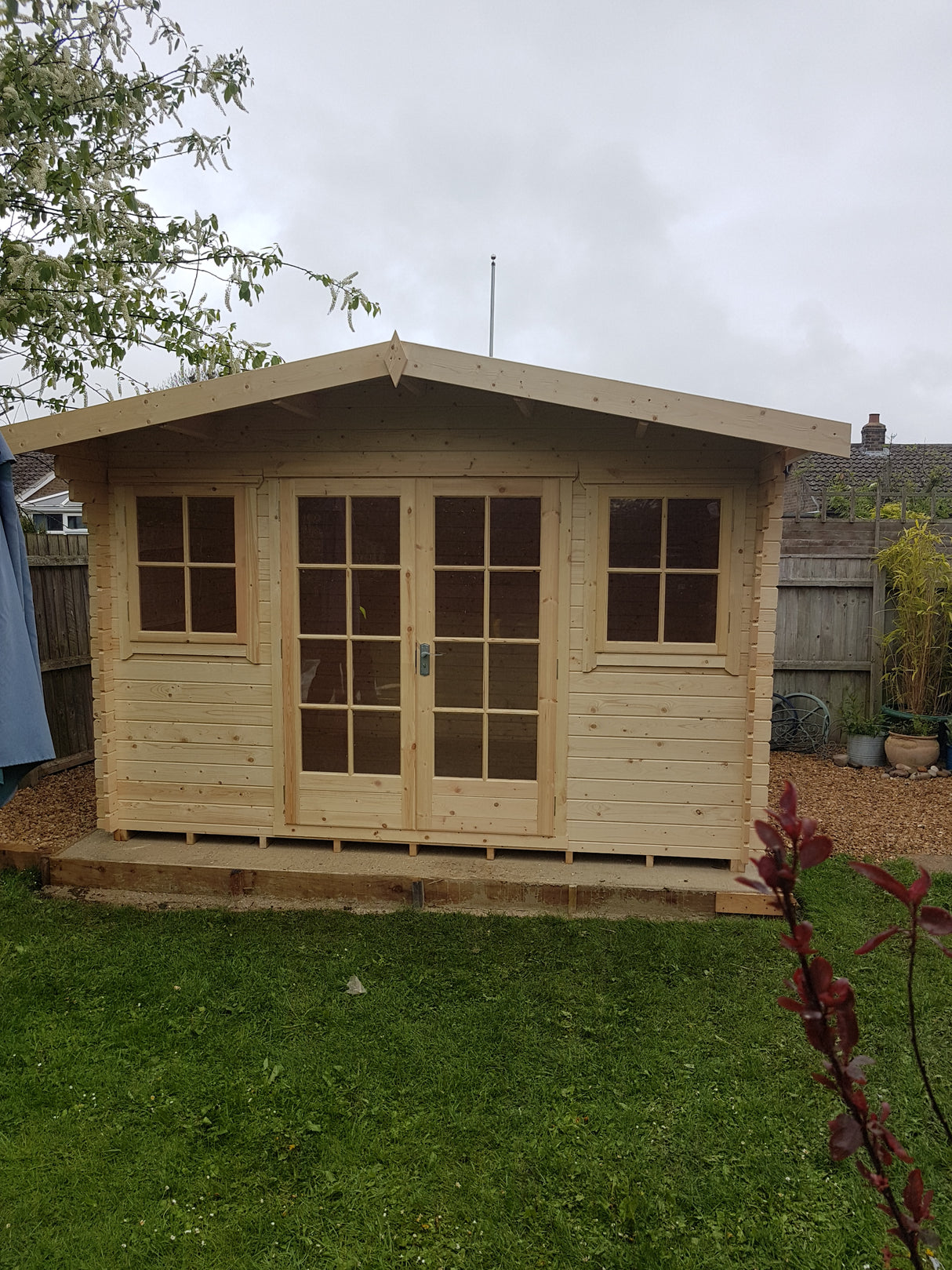 Shire Clipstone 12x12 Log Cabin