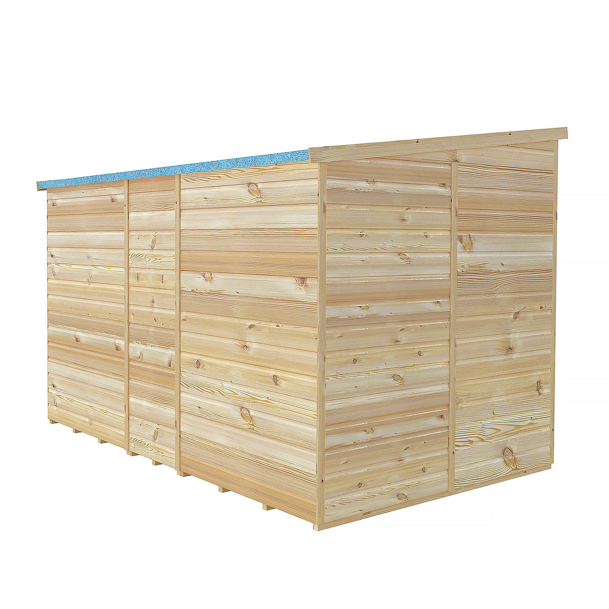 Pent 10 ft x 6 ft Shiplap Shed