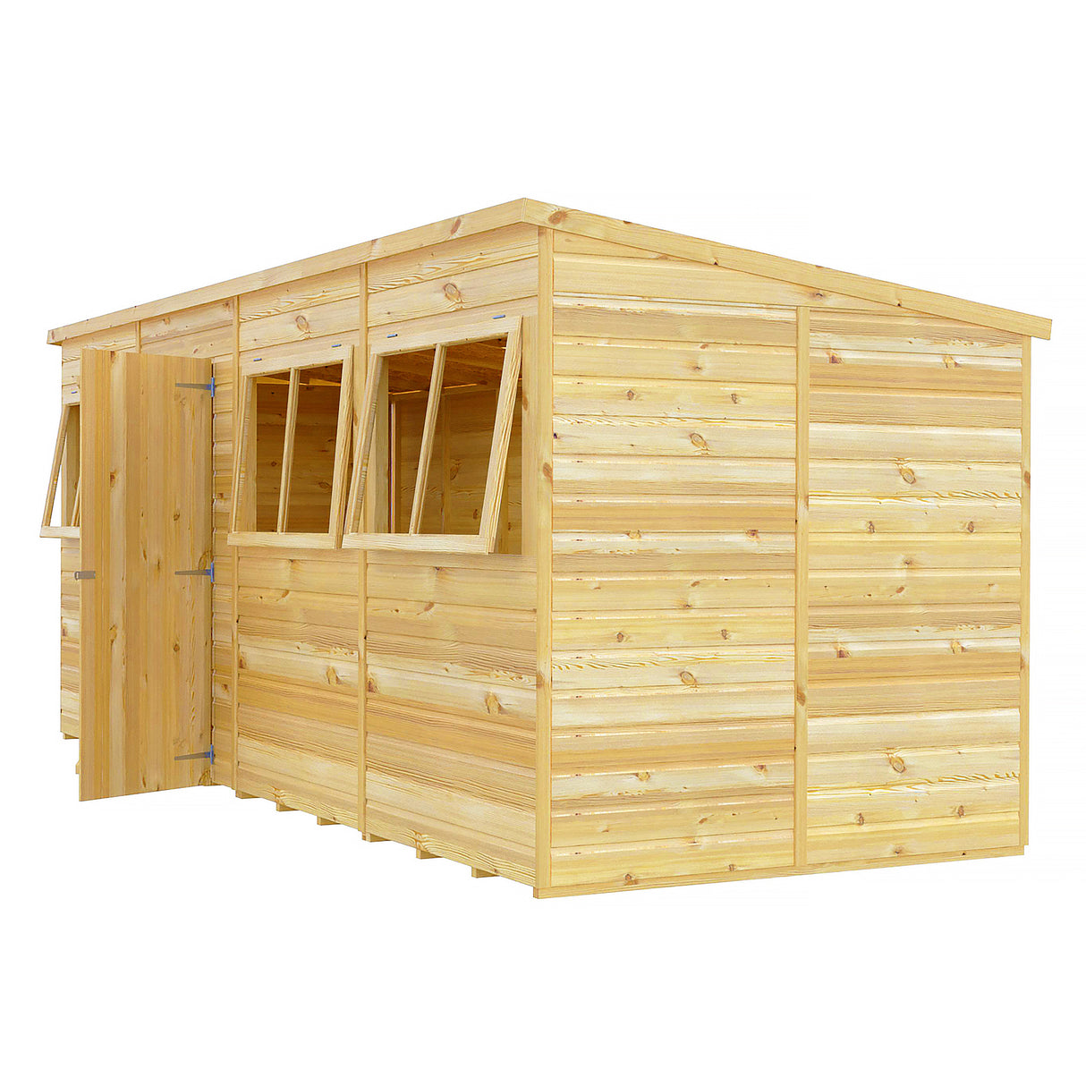 Pent 16 ft x 6 ft Shiplap Shed
