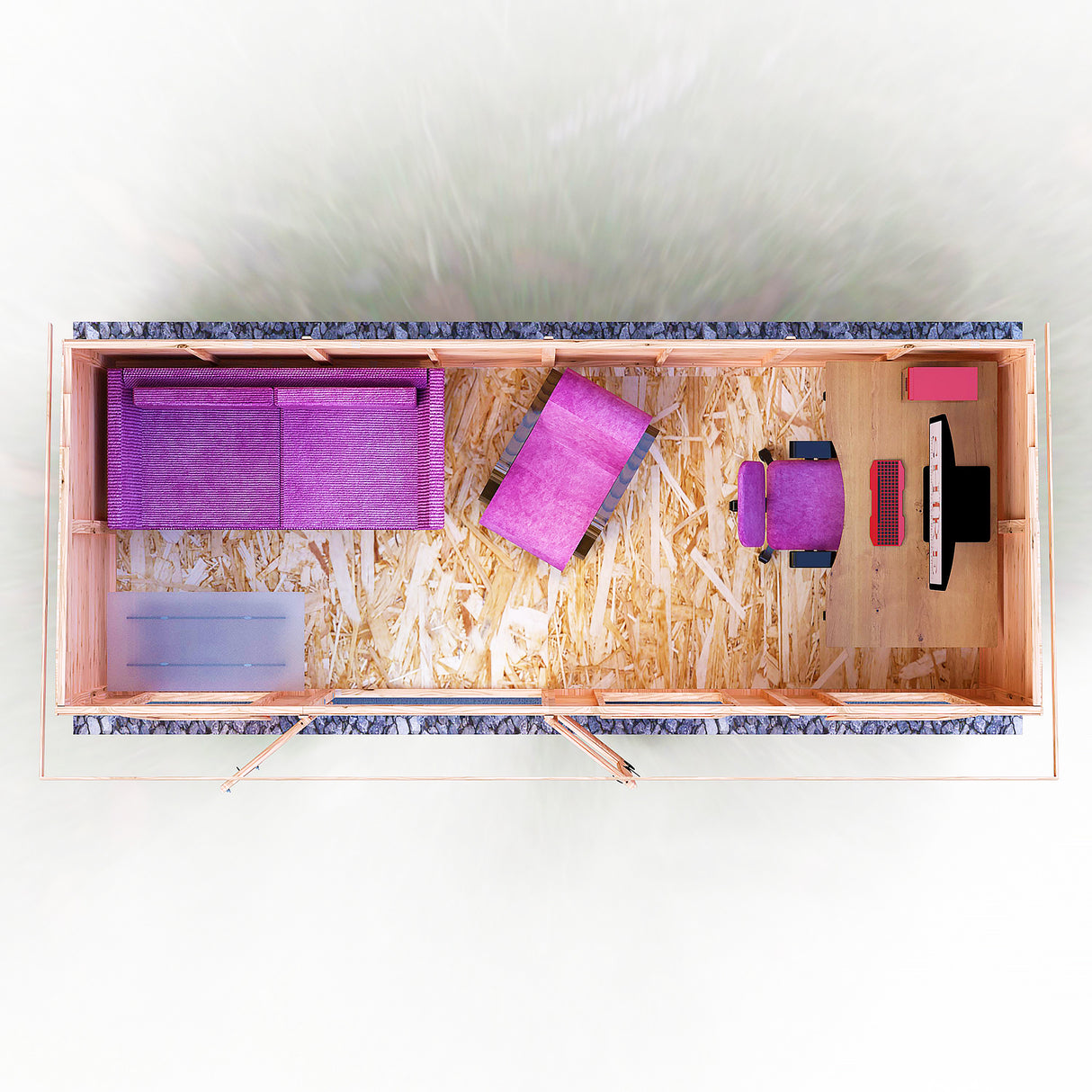 Peony 16 ft x 6 ft Summerhouse