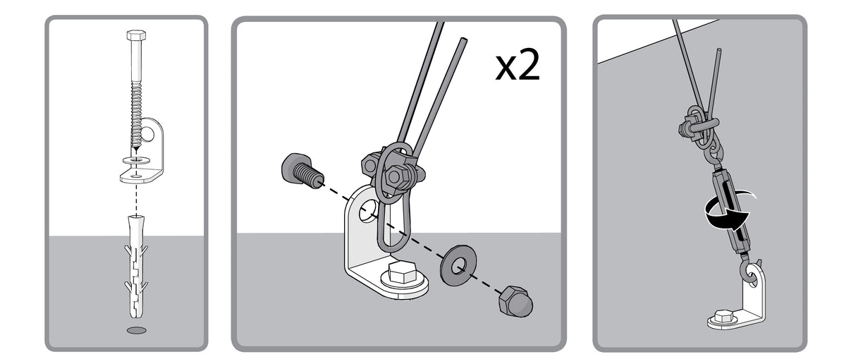 Anchoring Kit – Greenhouse / Skylight Sheds