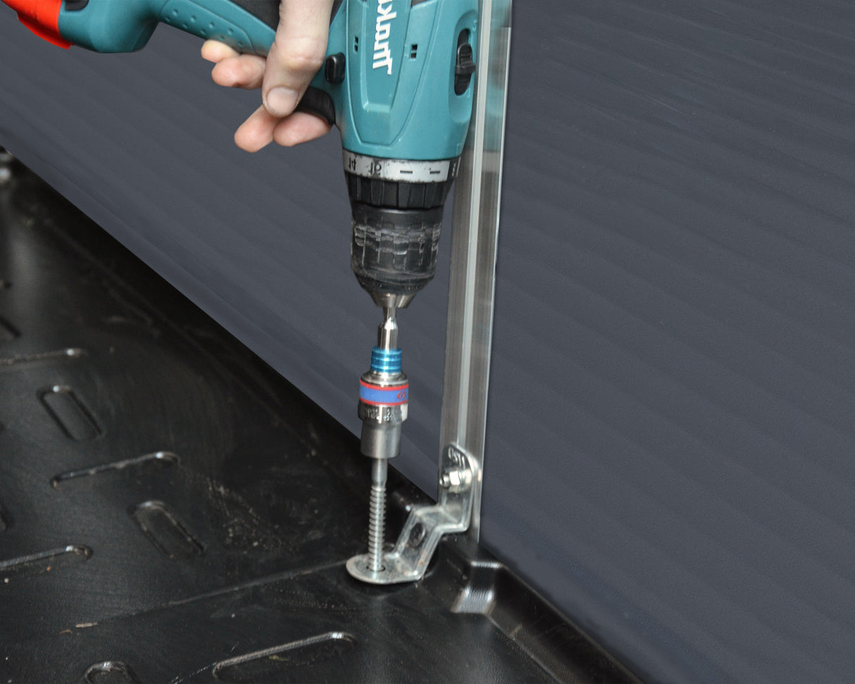 Rubicon 6 x 10 ft Garden Shed With Floor - Dark Grey Polycarbonate Panels