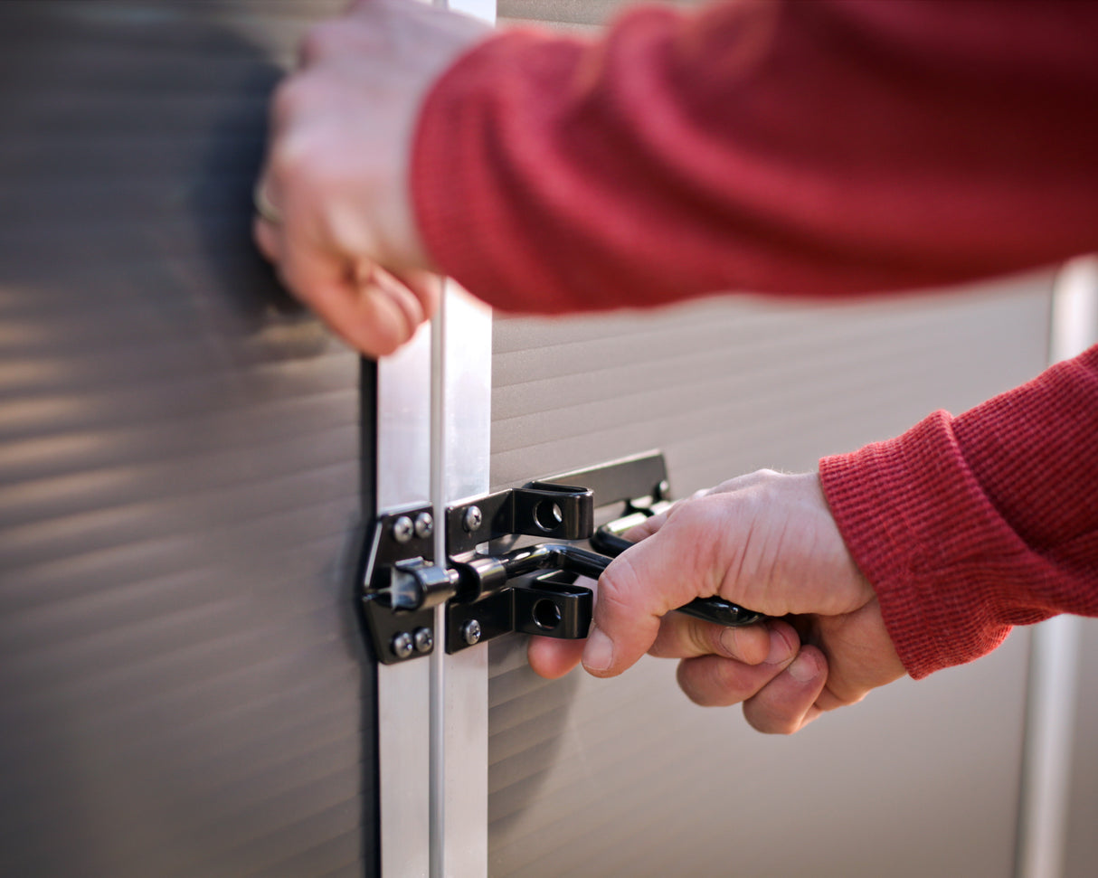 Rubicon 6ft. x 5ft. Garden Shed With Floor - Dark Grey Polycarbonate Panels