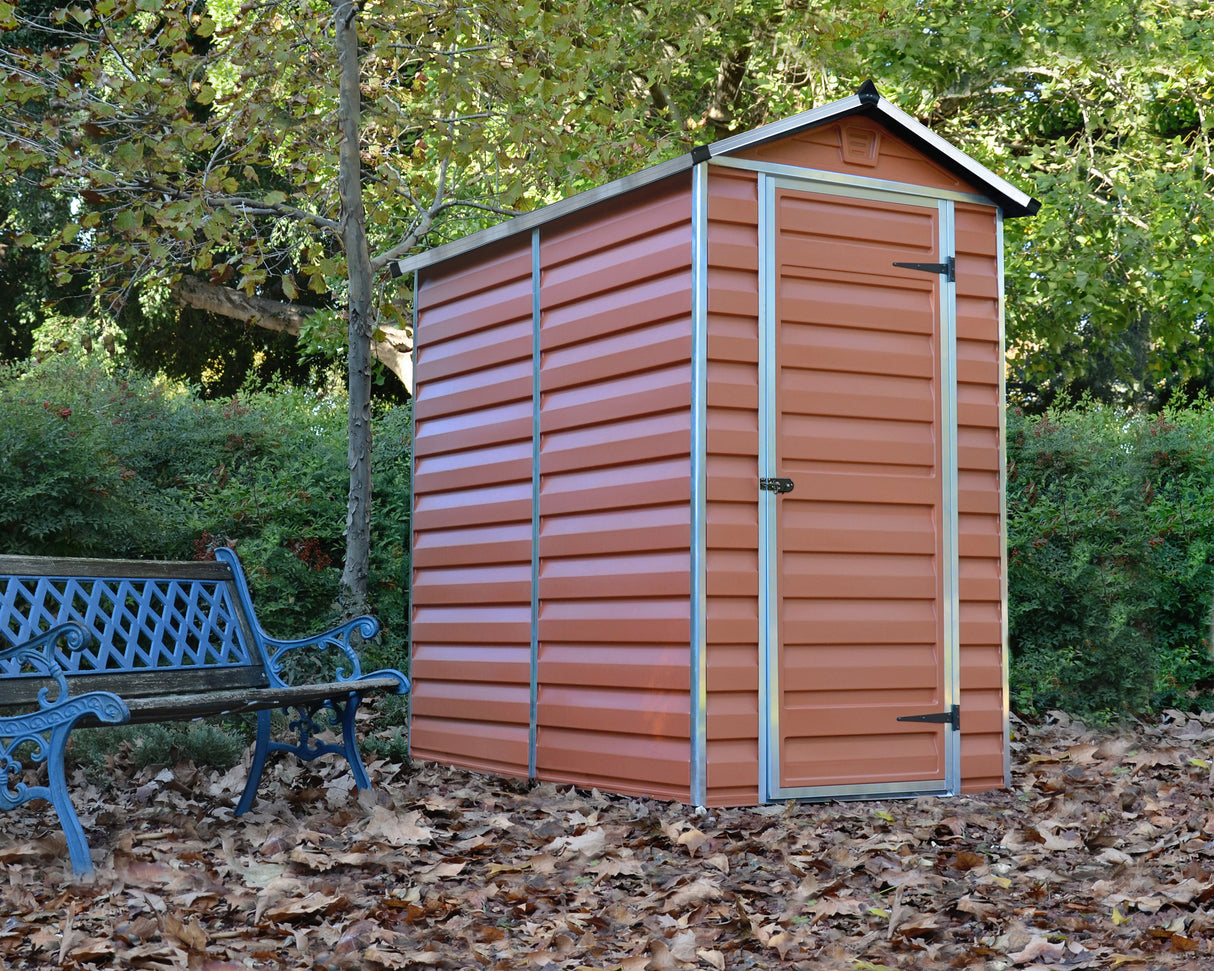 Skylight 4ft. x 6ft. Garden Shed - Amber Polycarbonate Panels