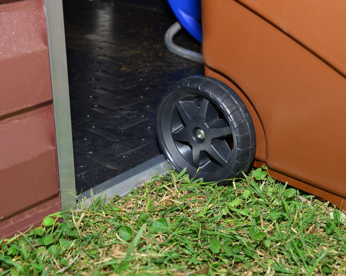 Skylight 6ft. x 10ft. Garden Shed - Amber Polycarbonate Panels