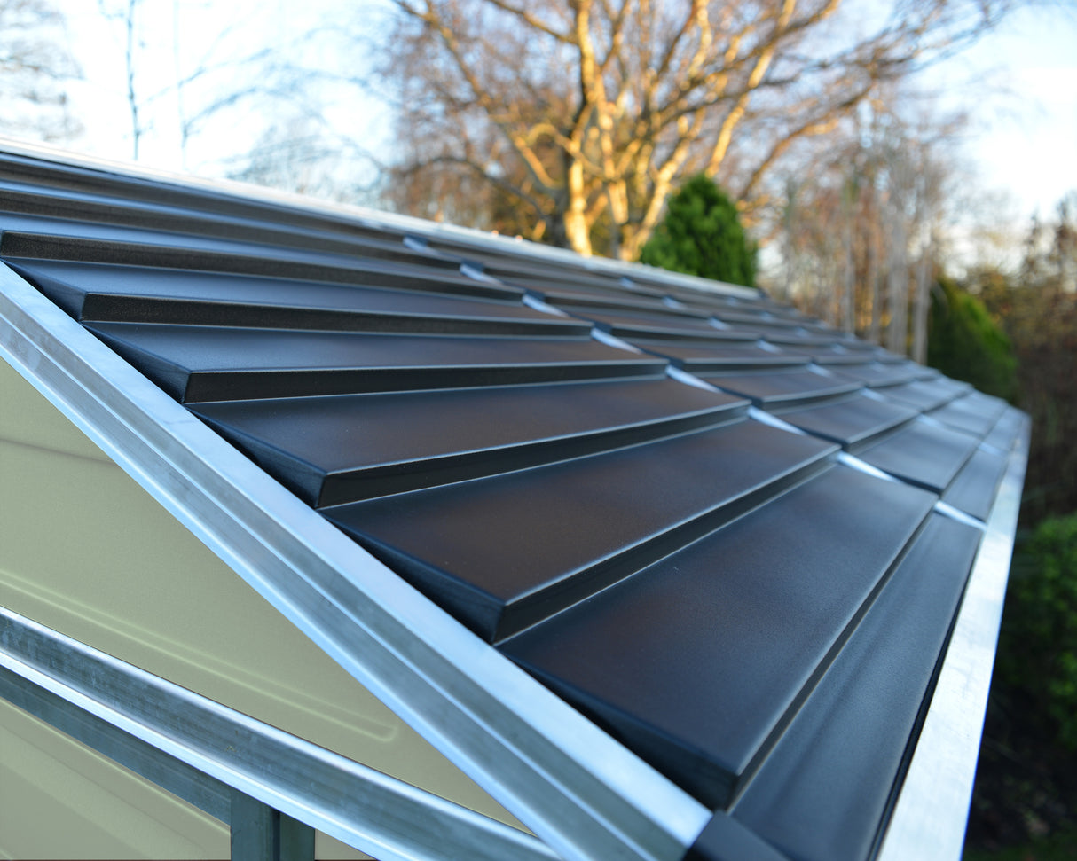 Skylight 6ft. x 5ft. Garden Shed - Tan Polycarbonate Panels