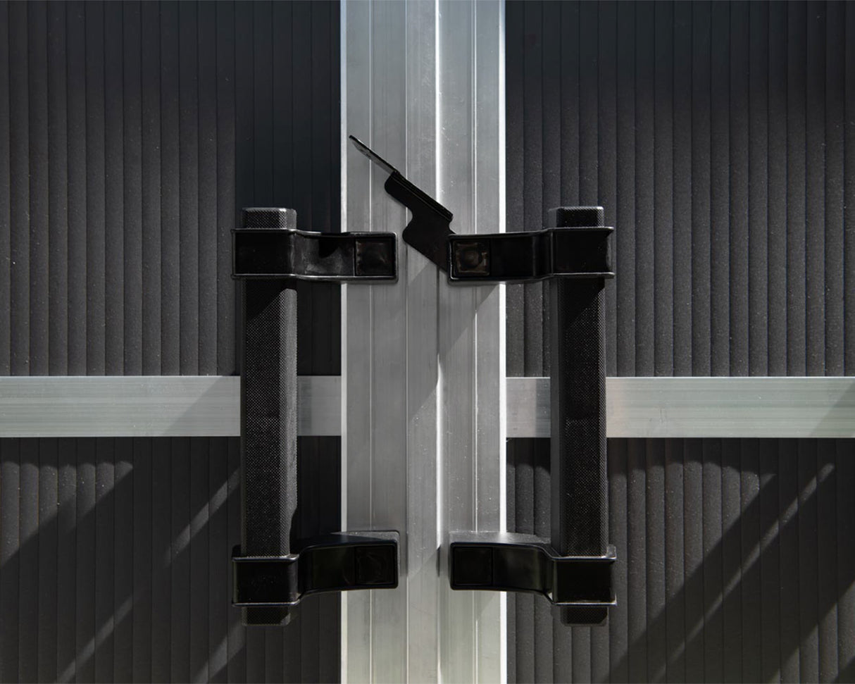 Yukon 11ft. x 9ft. Garden Shed With Floor - Dark Grey Polycarbonate Panels