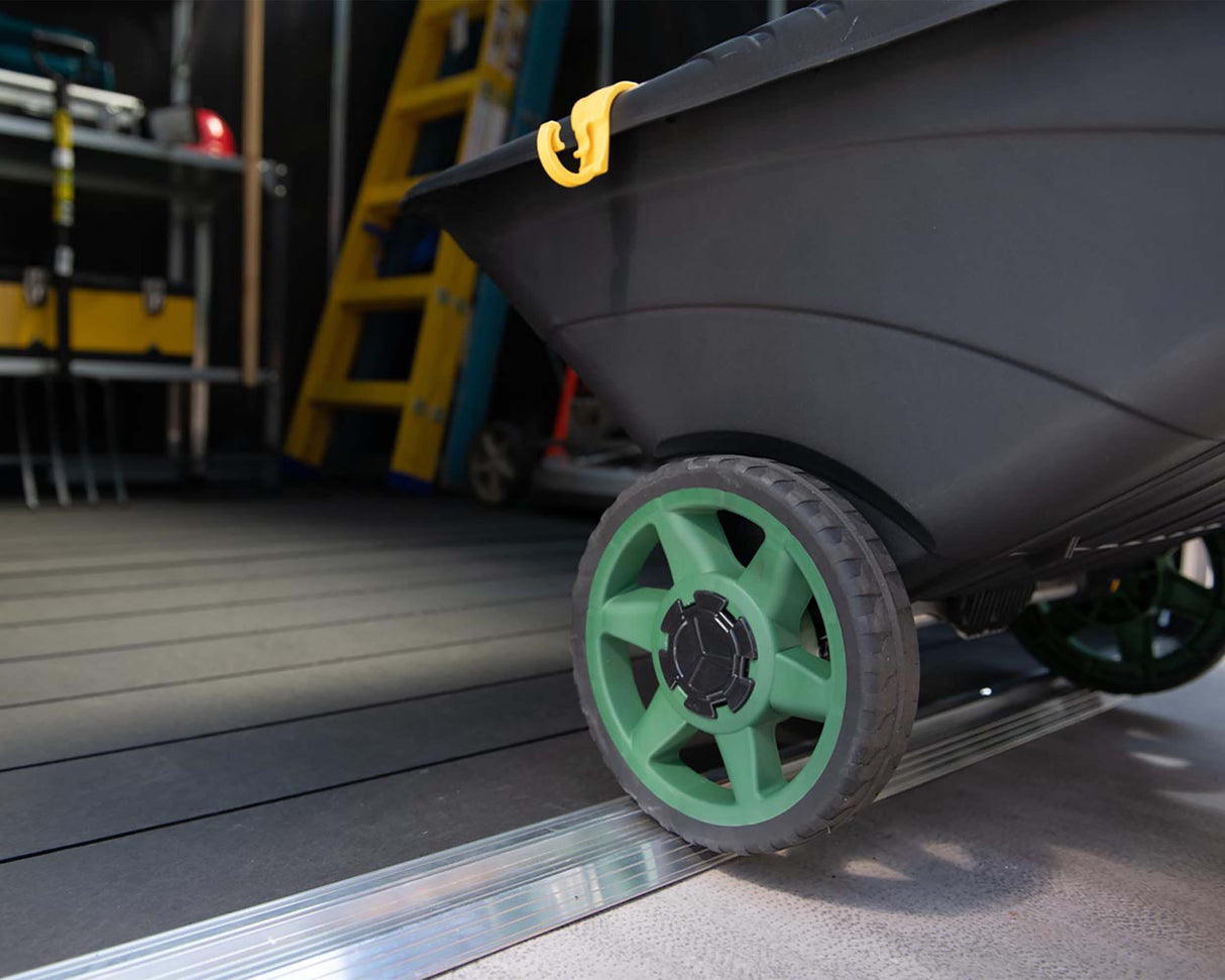 Yukon 11ft. x 13ft. Garden Shed With Floor - Dark Grey Polycarbonate Panels