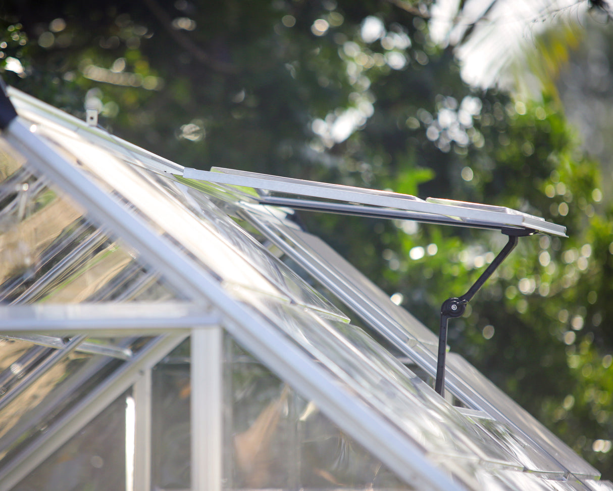 Harmony 6' x 12' Greenhouse - Silver Frame & Clear Polycarbonate Panels