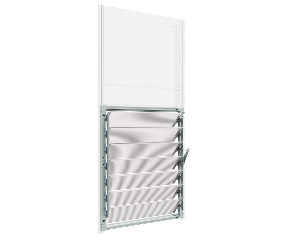 Side Louver Window Silver