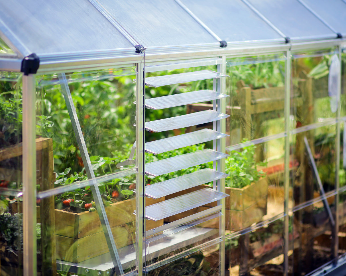 Side Louver Window Silver