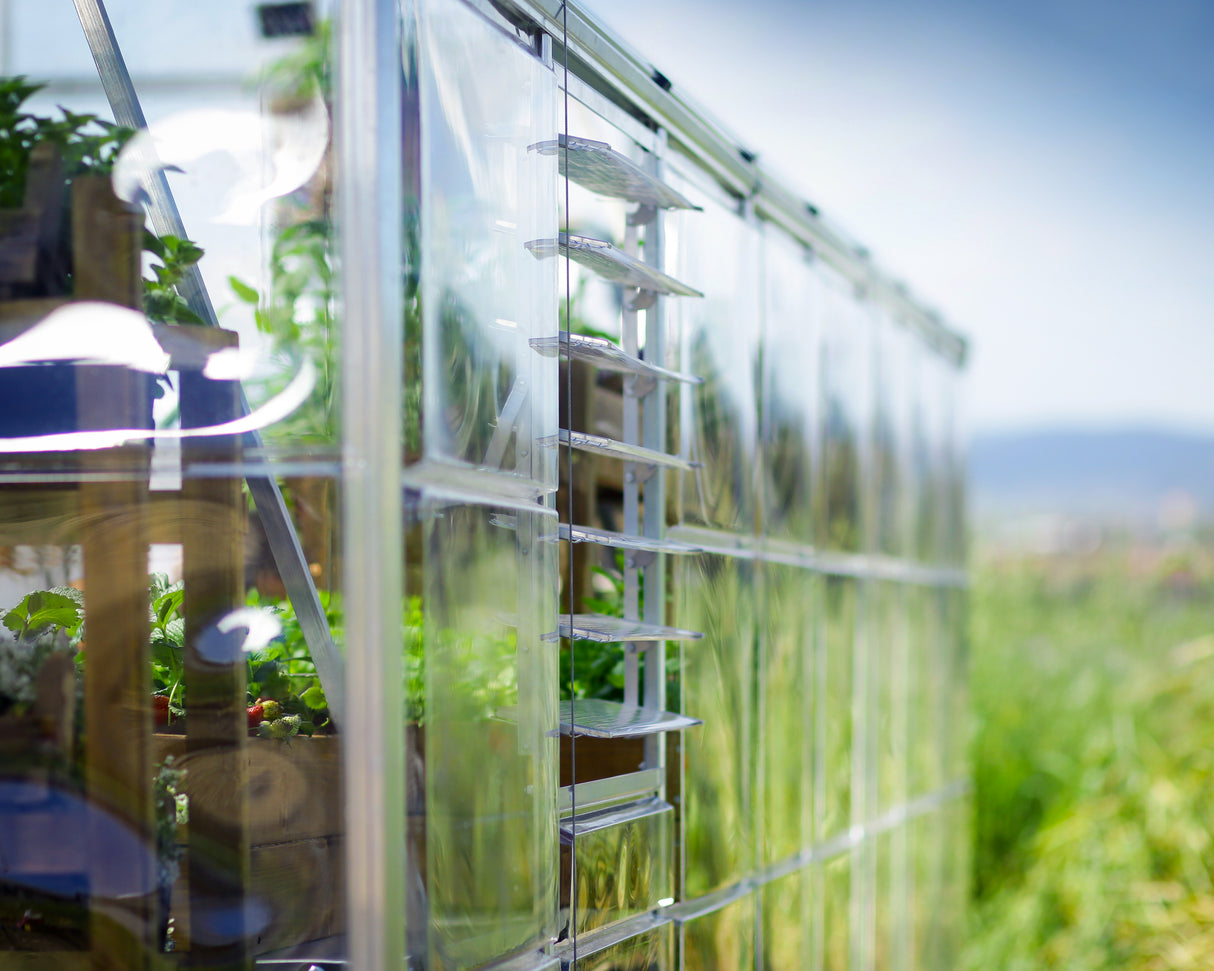 Side Louver Window Silver