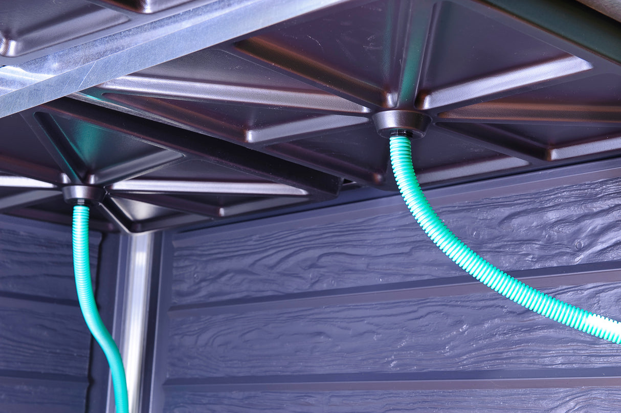 Plant Inn 4' x 4' Greenhouse - Silver Frame & Clear Polycarbonate Panels