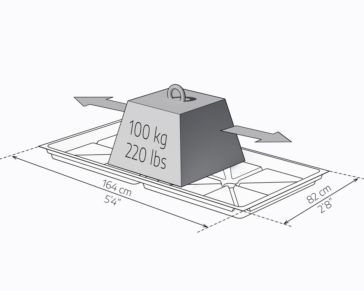 Plant Inn 4' x 4' Greenhouse - Silver Frame & Clear Polycarbonate Panels