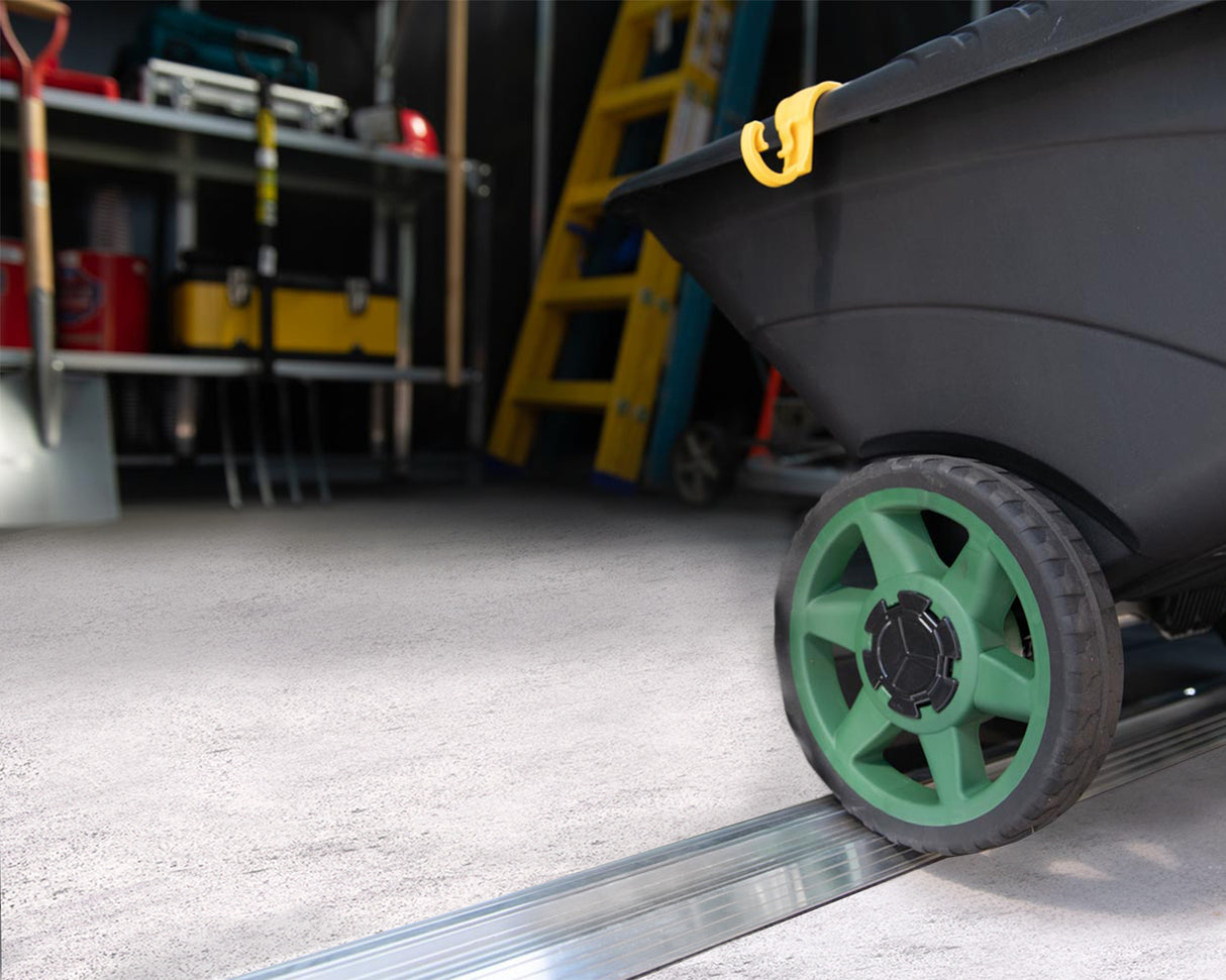 Yukon 11ft. x 13ft. Garden Shed Without Floor - Dark Grey Polycarbonate Panels