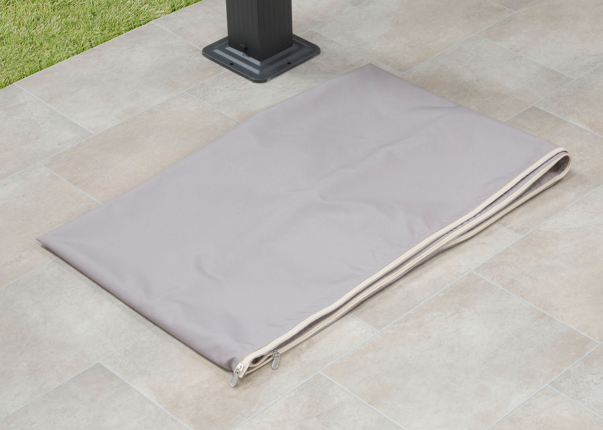 Aluminium Pergola 3m x 3m Garden Shade - Grey