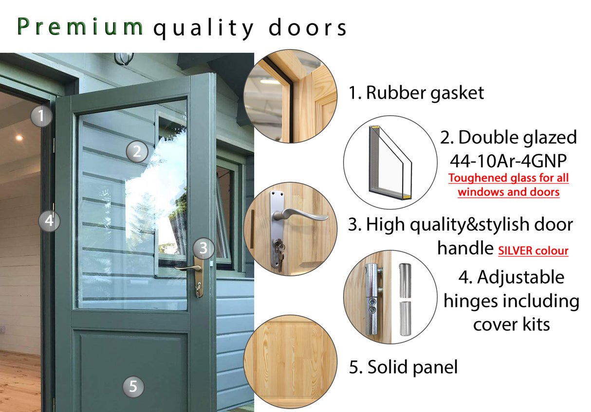 Shire Nuuk 16x13 44mm Log Cabin