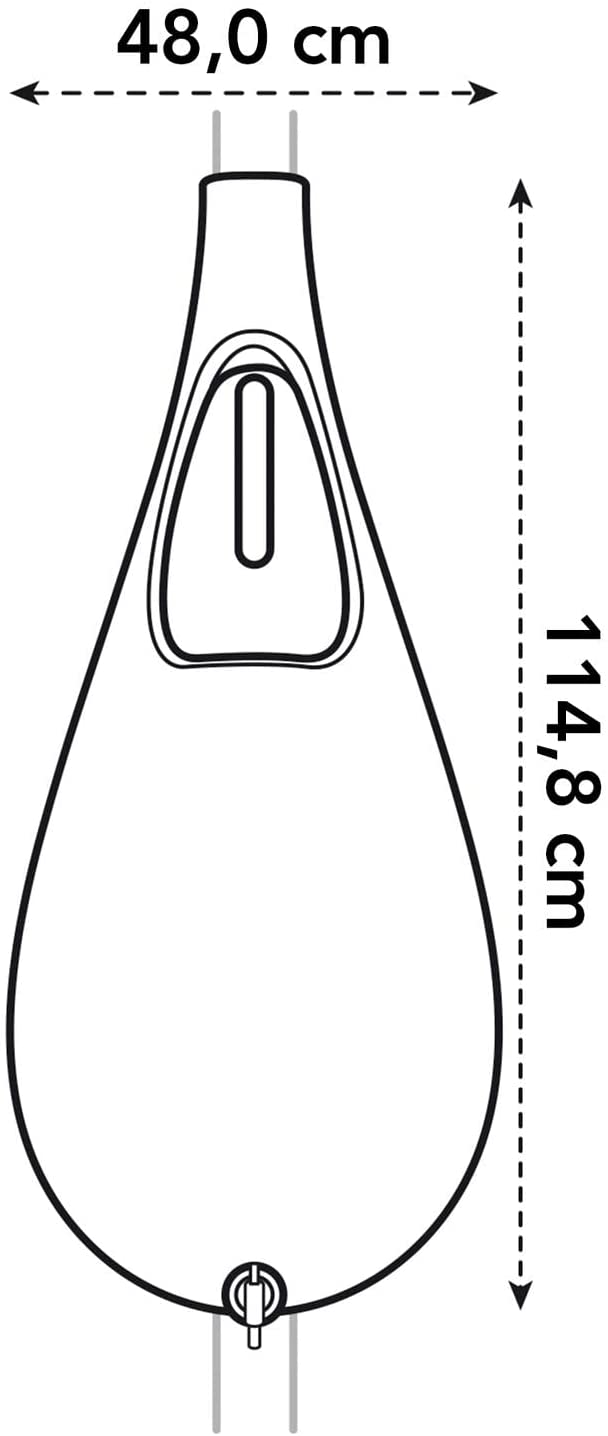 Pure Raindrop Rainbarrel - Ochre - 70L