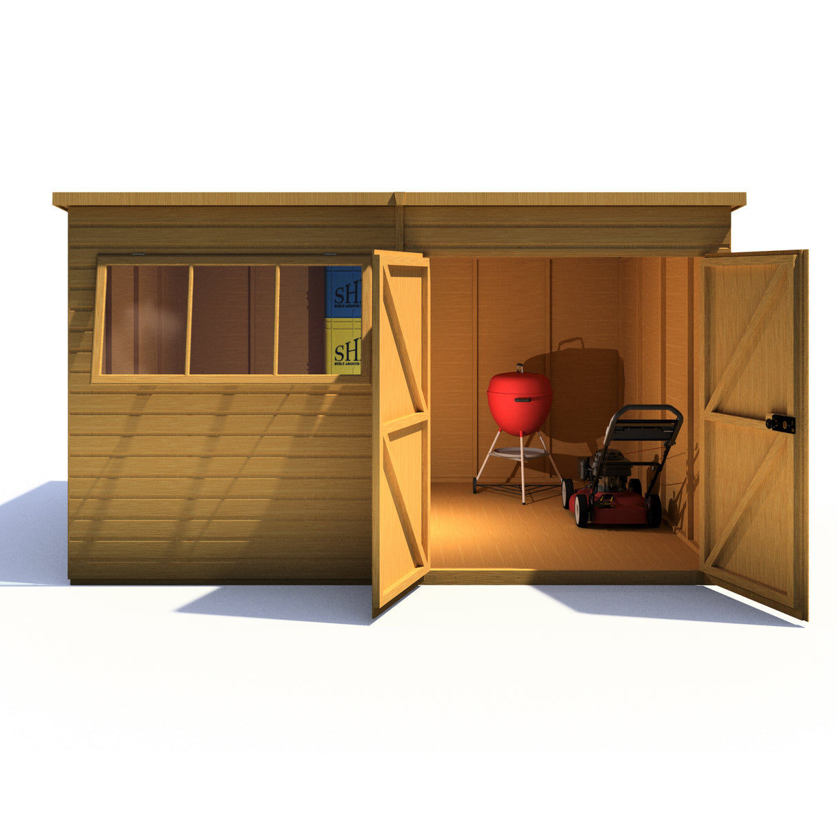 Shire Ranger 12 x 10 Pent Shiplap Shed