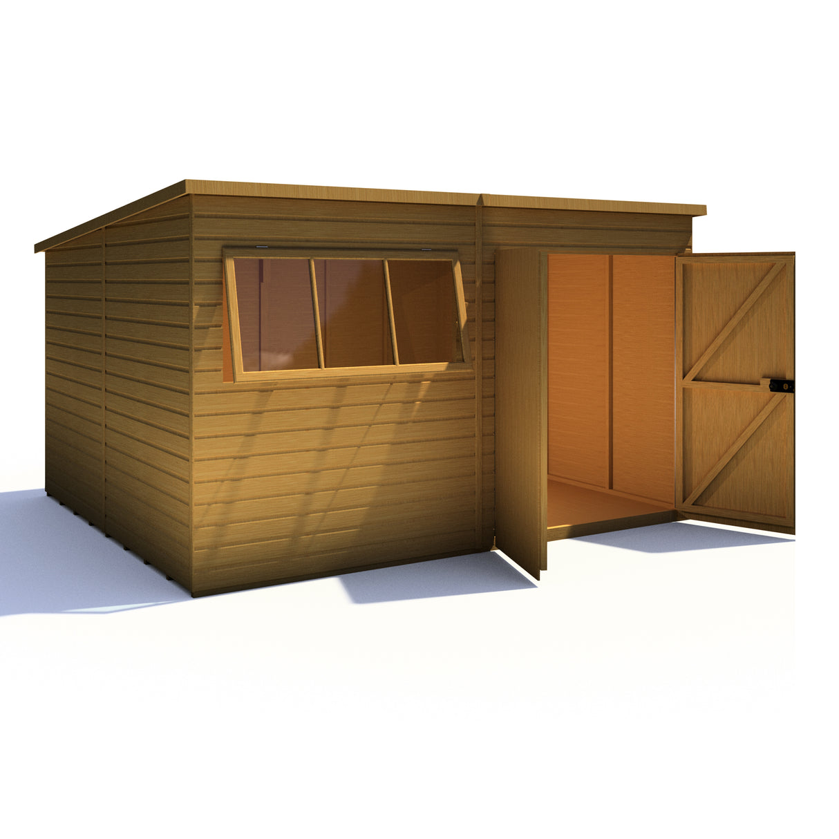 Shire Ranger 12 x 10 Pent Shiplap Shed
