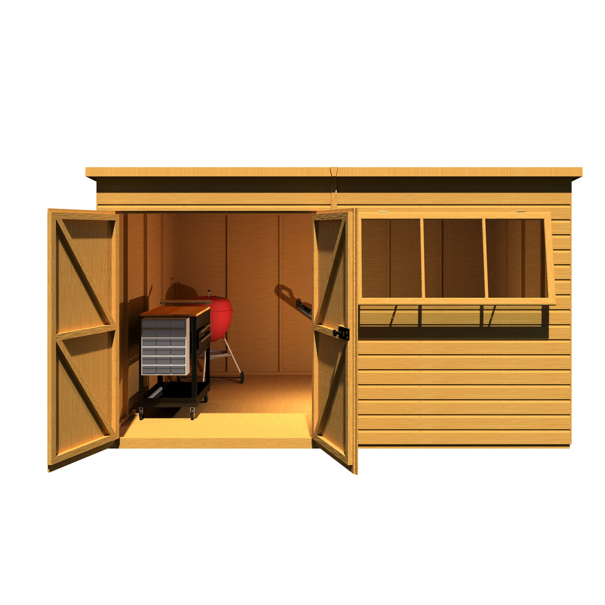 Shire Ranger 12 x 10 Pent Shiplap Shed