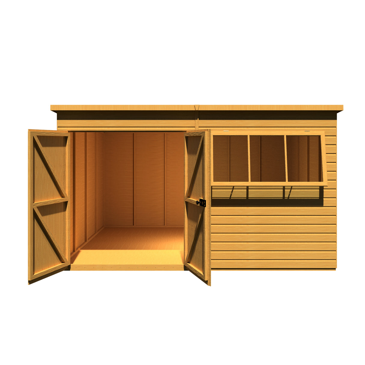 Shire Ranger 12 x 10 Pent Shiplap Shed