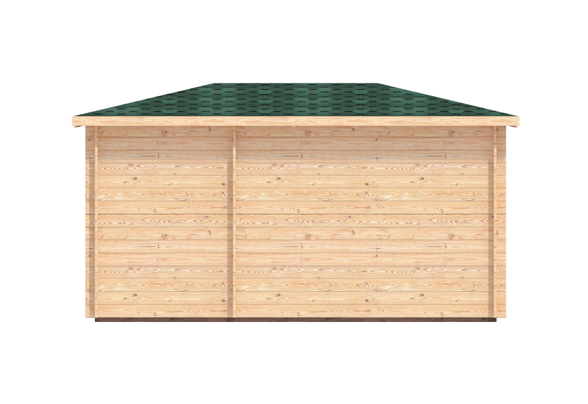 Shire Rita 10x14 44mm Corner Log Cabin