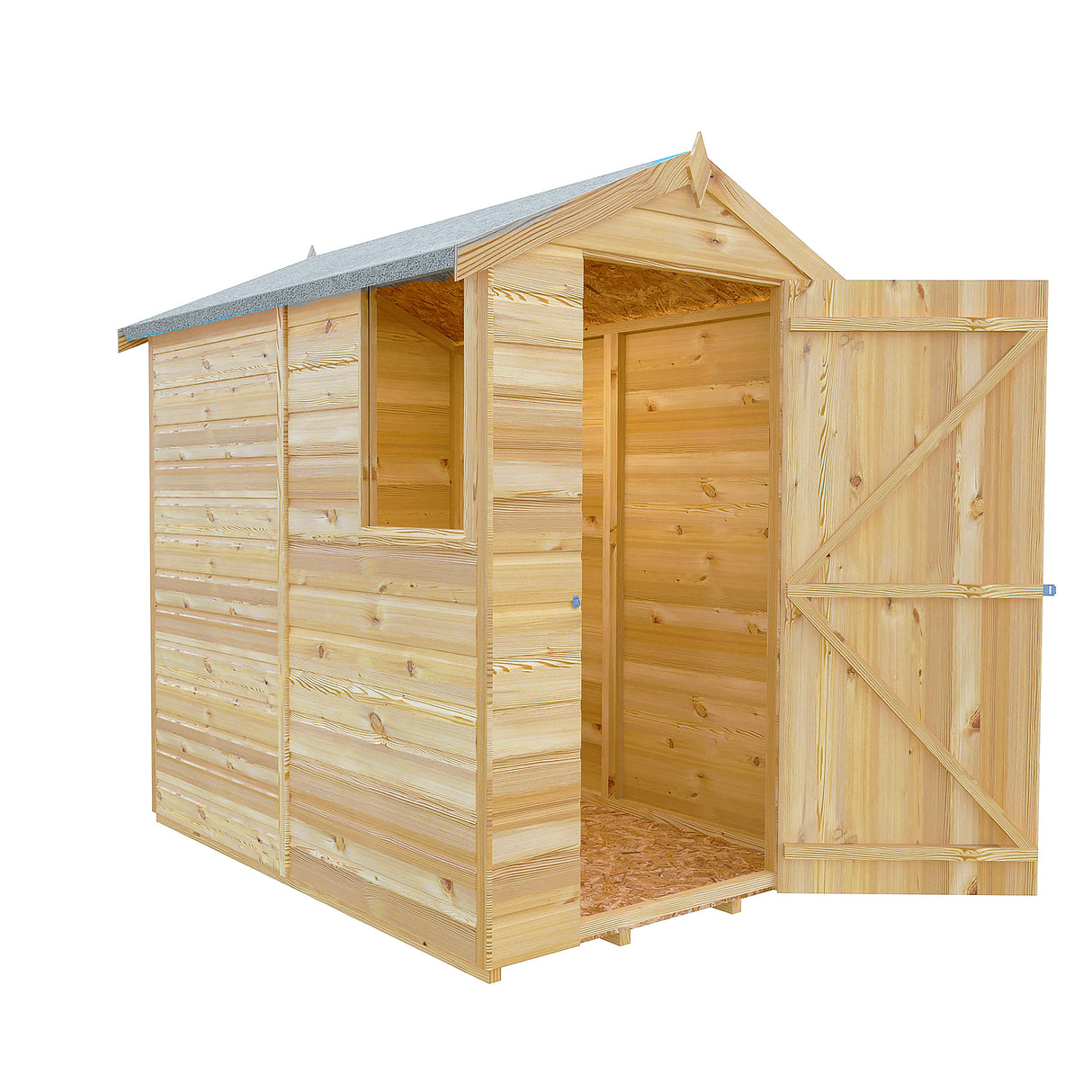 Shire Shetland Shiplap Apex Shed 6x4