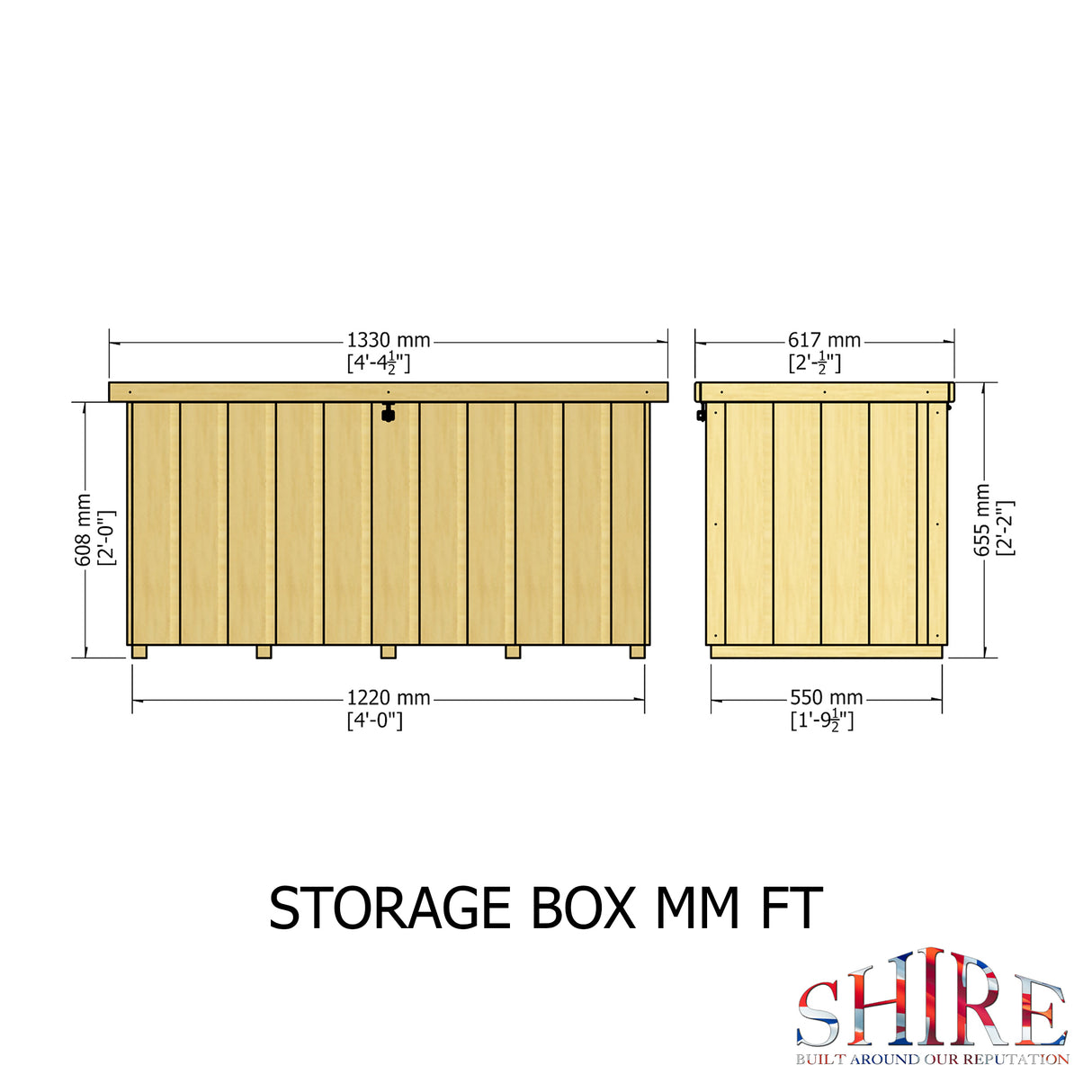 Shire Storage Box T&G