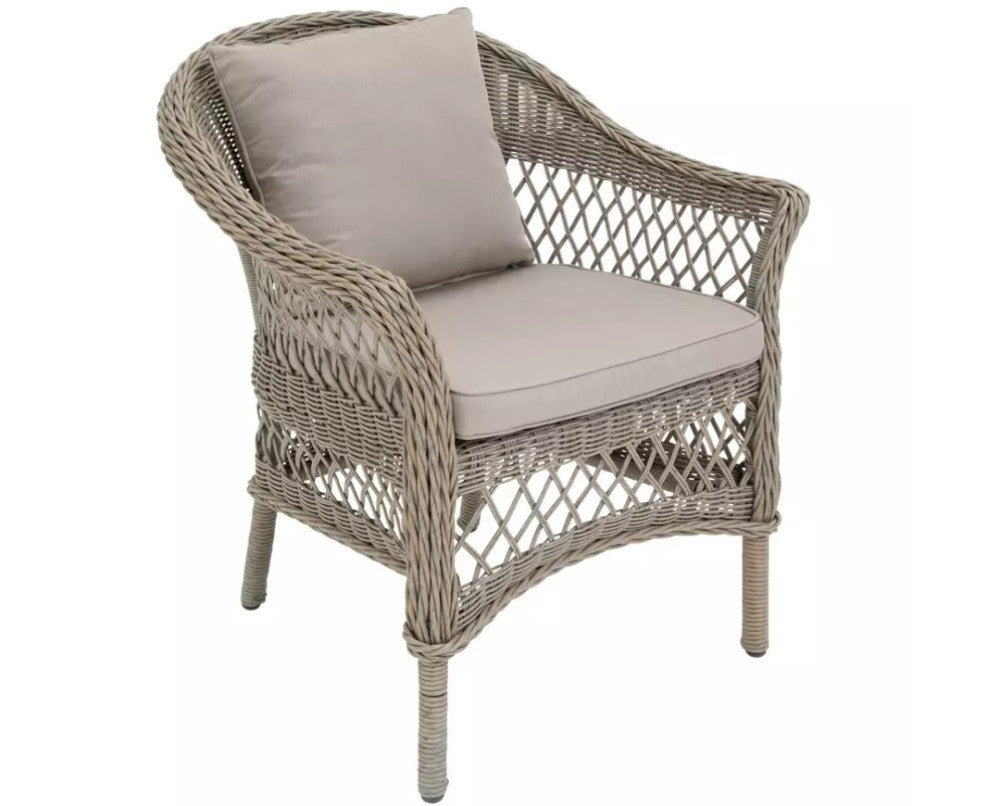 Palermo Serena 6 Seat Dining Set with Parasol