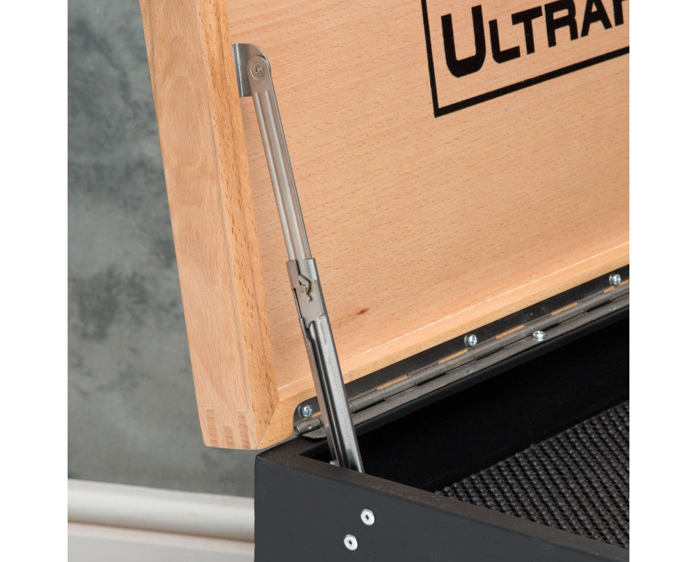 4 Drawer Timber Top Tool Chest with Lockable Compartments