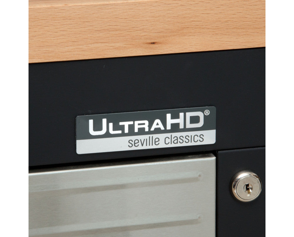 4 Drawer Timber Top Tool Chest with Lockable Compartments