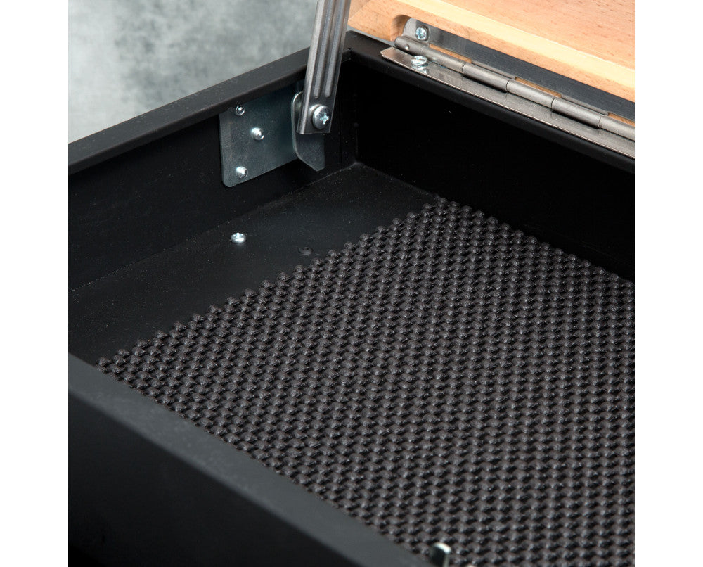 4 Drawer Timber Top Tool Chest with Lockable Compartments