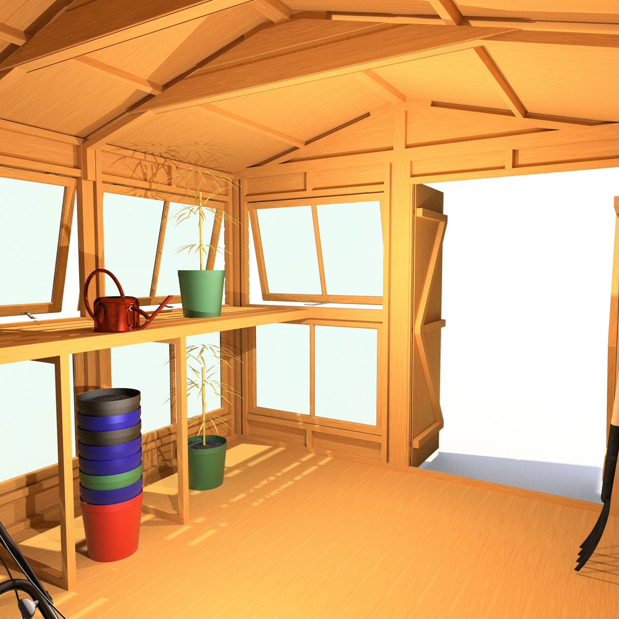 Shire Sun Hut 8x10 Potting Shed