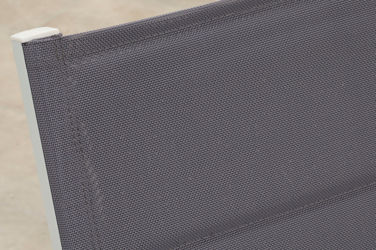 Sydney Aluminium 8 Seat Large Dining Set - White