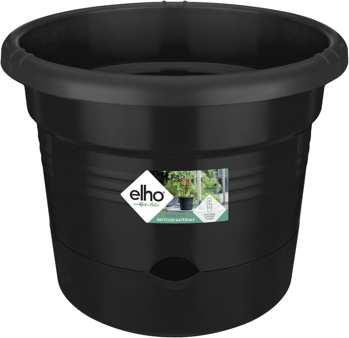 Green Basics Tomato Pot 33cm - Living Black