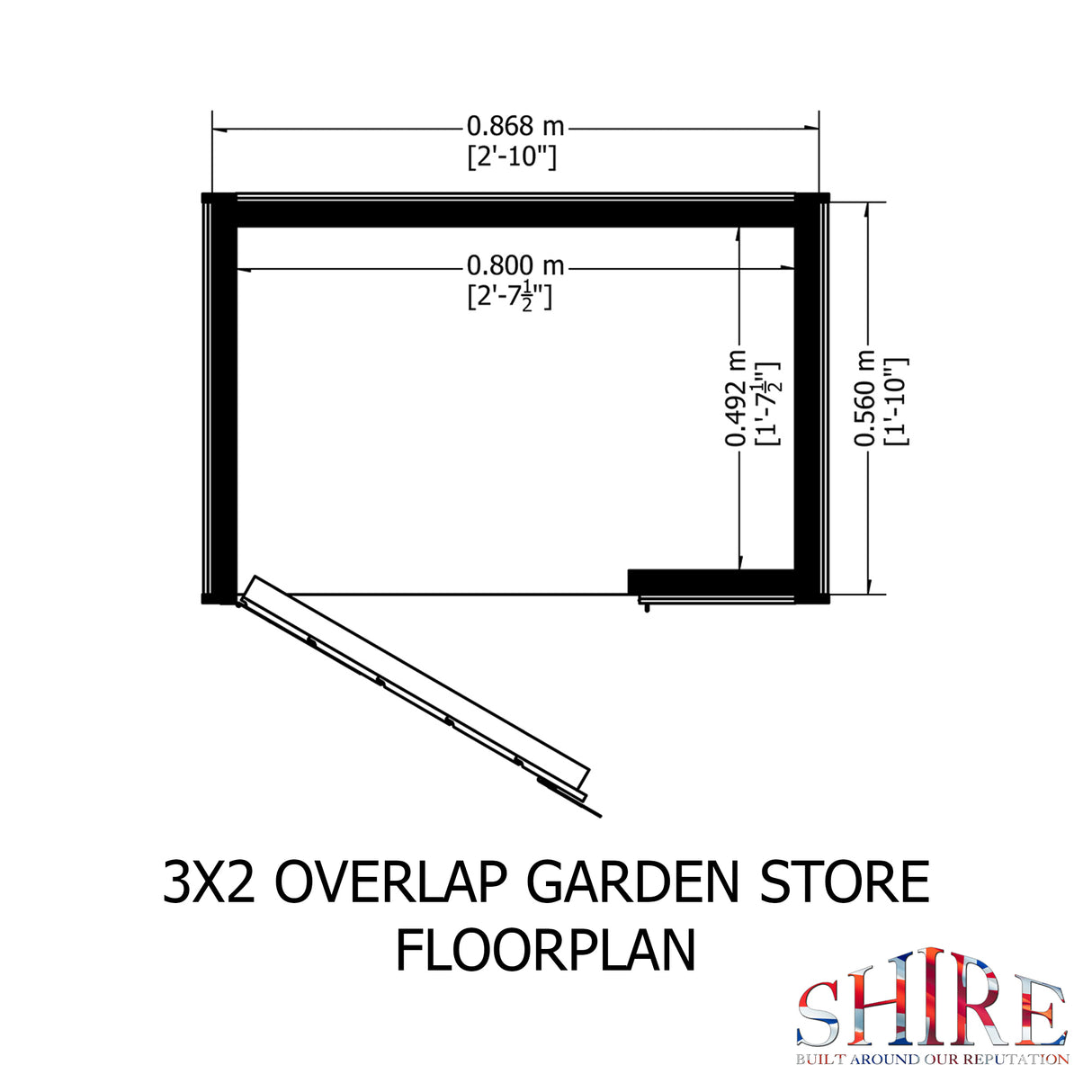 Shire Tool Store Overlap 3x2